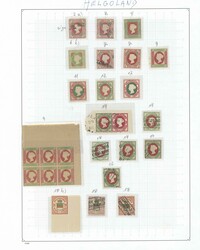 45: Old German States Heligoland - Collections