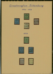 75: Old German States Oldenburg - Collections