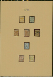 OLDENBURG 1852-1862, gemischt ungebraucht und gestempelt geführt, ...