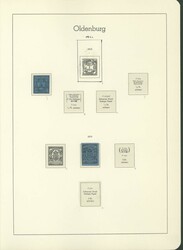 75: Old German States Oldenburg - Collections