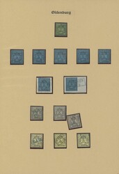 75: Old German States Oldenburg - Collections