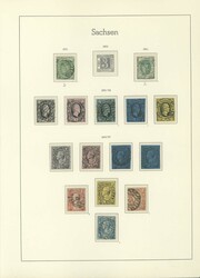 85: Old German States Saxony - Collections