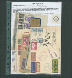 1932, die 9 Südamerika-Fahrten des LZ 127, herrliche Kollektion mit ...