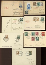 1936-1937, Fahrten der LZ 129 "Hindenburg" in Deutschland, 47 Belege ...