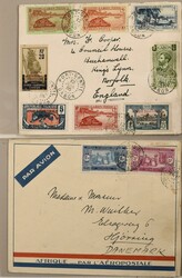 1900-1960(ca.), rund 140 Belege/Ganzsachen/AK FRANZÖSISCHE KOLONIEN, ...