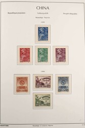 1949-2015, postfrisch geführte Sammlung in sechs gut erhaltenen ...