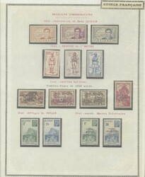 1892-1942, ungebrauchte Sammlung sauber aufgezogen auf Albumblättern ...