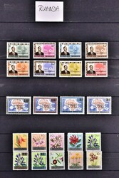 1962-1991, postfrische Sammlung im Einsteckbuch, bis 1968 komplett, ...