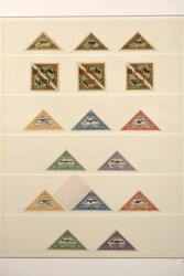 1920-2000 (ca.). Flugpostmarken. Umfangreiche Sammlung der ...