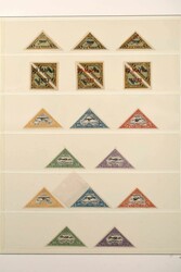 1920-2000 (ca.). Flugpostmarken. Umfangreiche Sammlung der ...