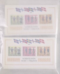 Blockausgabe Haus des Nordens, sauber postfrisch per ca. 350, dazu ...