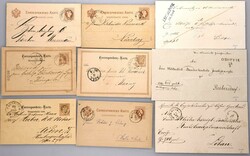 Böhmen, 1869 - 1899, 2 Kreuzer, 47 GA-Karten mit fast durchwegs ...