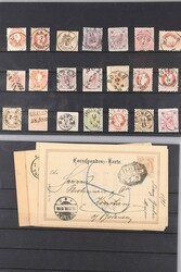 Mähren, 1871 - 1890, 16 GA-Karten aus verschiedenen Orten, dazu 1 ...