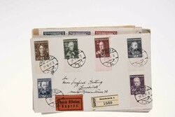 1922-1938, rund 20 bunt und hochwertig frankierte Belege in ...