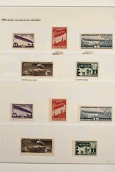 1920-1990 (ca.). Flugpostmarken. Umfangreiche Sammlung der ...