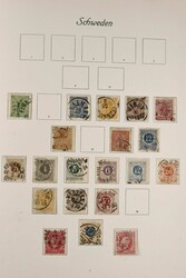 1855-2012, schöner Posten Sammlungen in 7 Vordruckalben, dabei ...