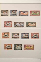 1920-2000 (ca.). Flugpostmarken. Umfangreiche Sammlung der ...