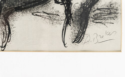 BREKER, Arno (1900-1991), dt. Bildhauer, angeboten wird ein gerahmtes ...