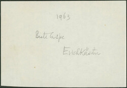 KÄSTNER, Erich (1899-1974), dt. Schriftsteller, u.a. "Das fliegende ...