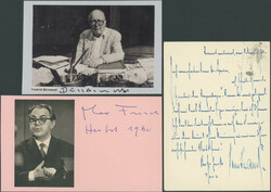 40.15: Bücher - Autografen, Autografen