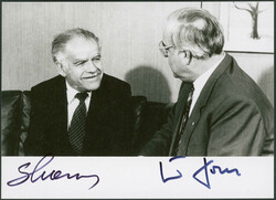 ISRAELISCHE PRÄSIDENTEN, angeboten werden zwei Pressefotos (ca. ...