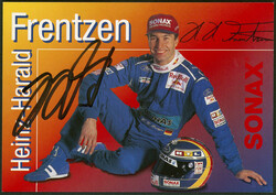 FORMEL 1 KONVOLUT, über 40 signierte Autogrammkarten bzw. Fotos (ein ...