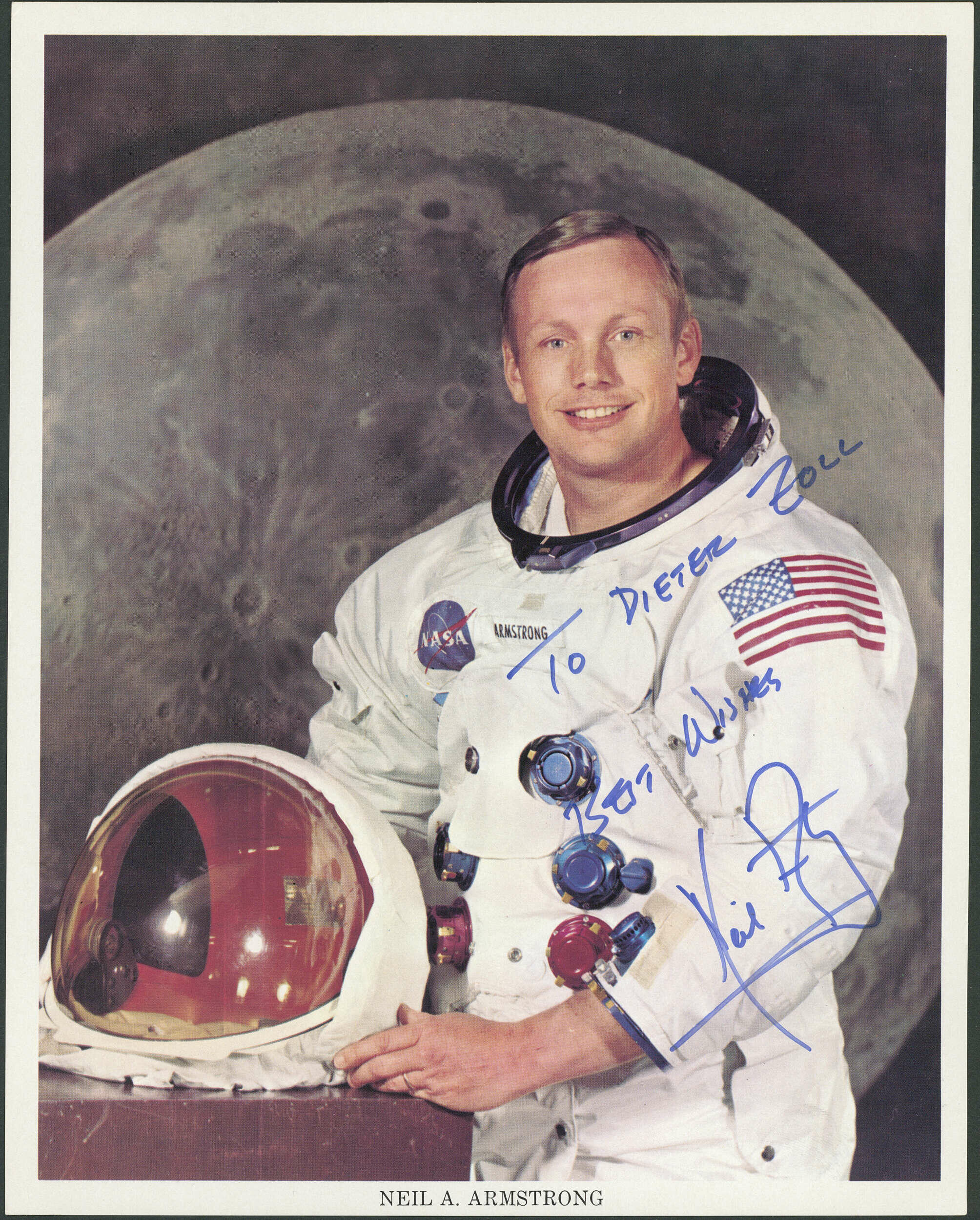 ARMSTRONG, Neil (1930-2012), der Kommandant von "Apollo 11" betrat am ...