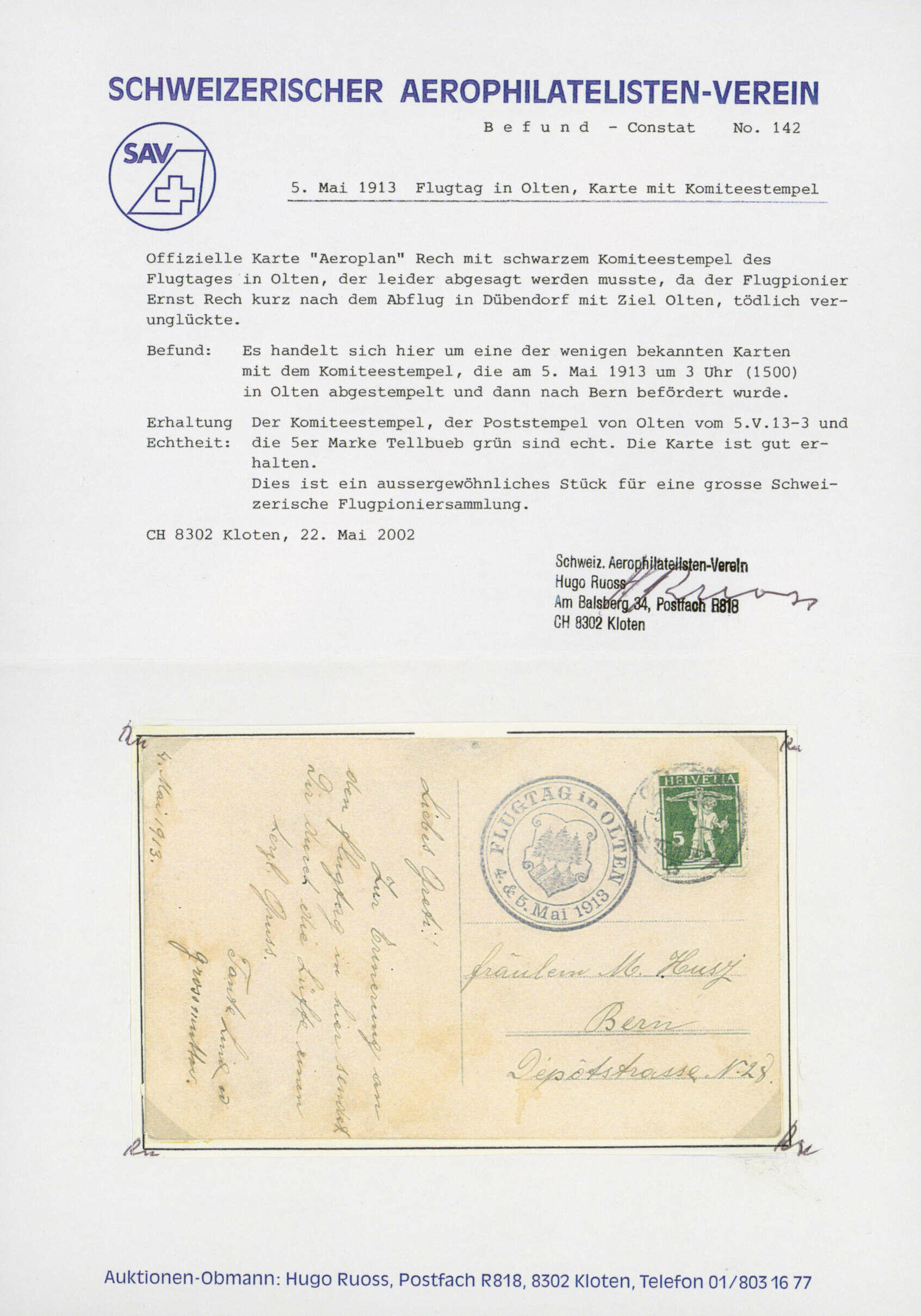 Image 2 for lot number 24 for Ulrich Felzmann 186th Auction