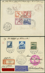 8. Nordamerikafahrt 1936, R-Brief ab Berlin 16.9. nach New York mit ...