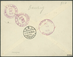 Chicagofahrt 1933 mit Anschlussflug Berlin, Etappe bis Akron, R-Brief ...
