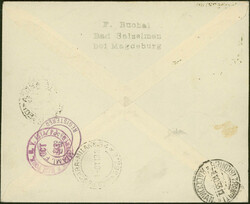 Chicagofahrt 1933, Friedrichshafen - Miami, R-Brief mit MiF ...