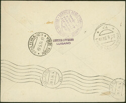 1. Südamerikafahrt 1934, R-Brief ab Tirane 19.5.34 via Rom 19.5. und ...