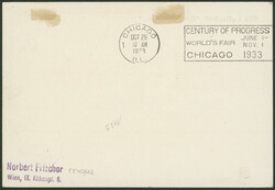 Chicagofahrt 1933, Etappe Friedrichshafen-Chicago, Karte ab Brüssel ...