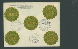 8. Südamerikafahrt 1934, R-Brief ab Sofia 12.9. nach Recife mit ...