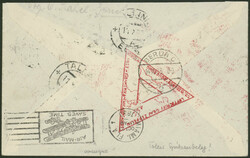 Chicagofahrt 1933 mit Anschlussflug Berlin, Etappe bis Miami, Brief ...