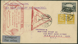 Chicagofahrt 1933 mit Anschlussflug Berlin, Etappe nach Akron, ...