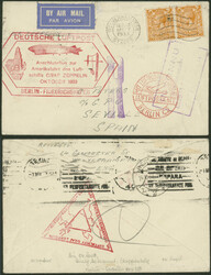 Chicagofahrt 1933 mit Anschlussflug Berlin, Rundfahrt bis Sevilla, im ...