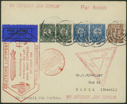 Chicagofahrt 1933 mit Anschlussflug Berlin, Etappe bis Recife, Brief ...