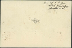 7. Südamerikafahrt 1932 Anschlussflug Berlin, Karte ab Riga 21.9. ...