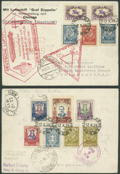 Chicagofahrt 1933 mit Anschlussflug Berlin, Etappe bis Chicago, ...