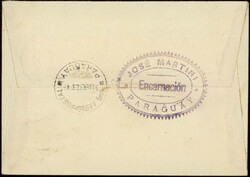 3. Südamerikafahrt 1932, Brief ab Luxemburg 15.4. nach Asuncion in ...