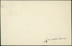 8. Südamerikafahrt 1932, Karte ab Luxemburg 6.10. nach Recife mit 75 ...