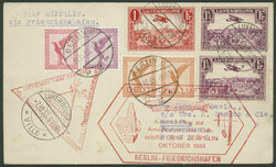 Chicagofahrt 1933, Berlin - Recife, Brief mit MiF Luxemburg/Deutsches ...