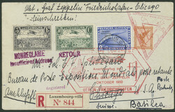 Chicagofahrt 1933, Berlin - Chicago, R-Brief mit MiF ...