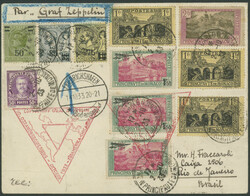 Chicagofahrt 1933, Etappe bis Recife, Brief ab Monte Carlo 2.10., ...