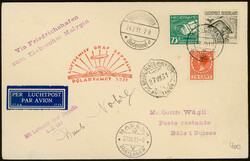 Polarfahrt 1931, Friedrichshafen - Malyguin, Brief an S'Gravenhage 18 ...