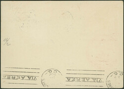 5. Südamerikafahrt 1932, Karte ab Wien 27.8.32 via Berlin und ...