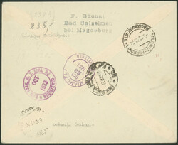 Chicagofahrt 1933, Friedrichshafen-Miami, R-Brief ab San Marino 3.10. ...