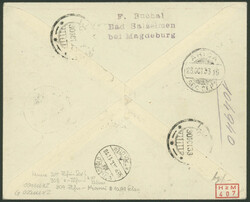 Chicagofahrt 1933, Friedrichshafen - Recife, R-Brief mit ...