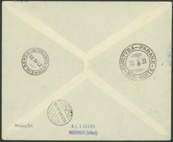 Chicagofahrt 1933, Friedrichshafen - Recife, R-Brief ab Budapest 9.10 ...